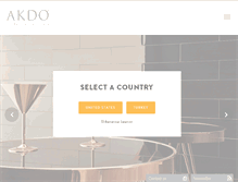 Tablet Screenshot of akdo.com